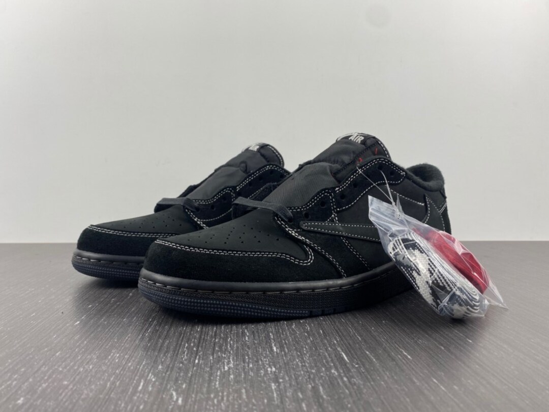 Travis Scott x Air Jordan 1 Low OG Black Phantom - Sneakers Travis Scott x Air Jordan 1 Low OG Black Phantom - Sneakers